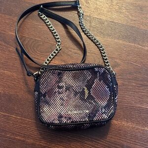 Liz Claiborne Snakeskin Crossbody Bag